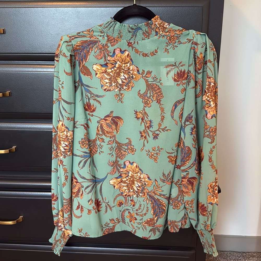 Fab’rik Floral High Neck Blouse